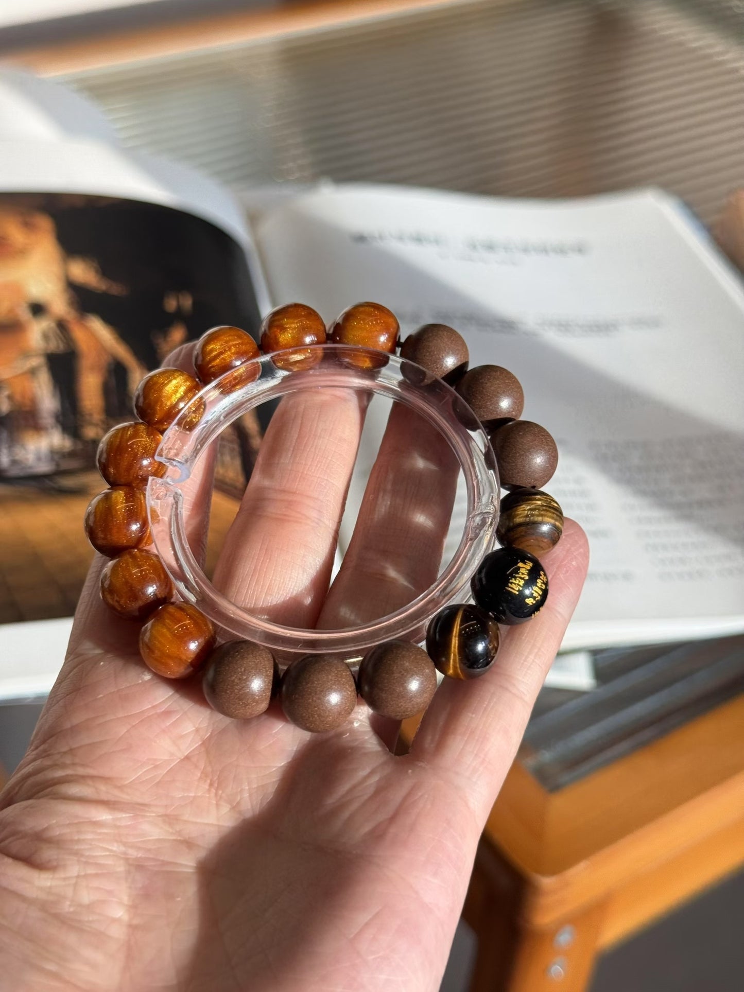 "May You Prosper" Tiger's Eye