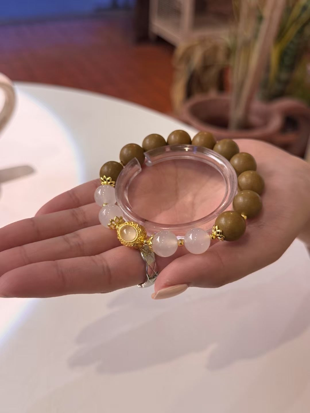 Lemon Aura Clear Quartz Bracelet